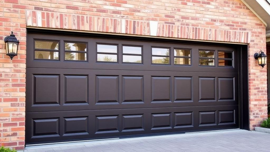 Affordable steel garage door installation showing budget-friendly quality options